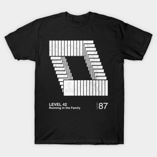 Level 42 / Minimalist Graphic Artwork Design T-Shirt